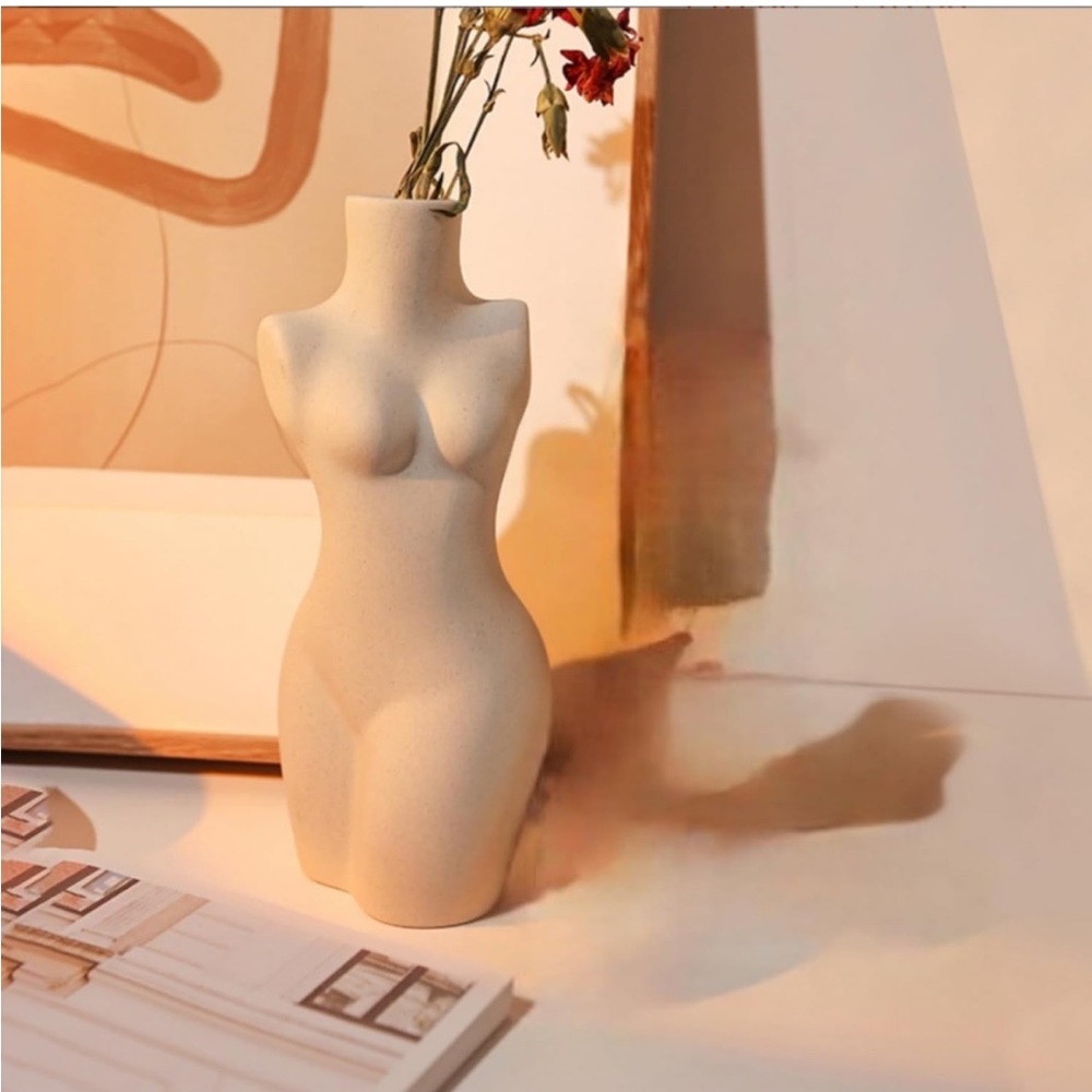 Female Form Ceramic Vase
